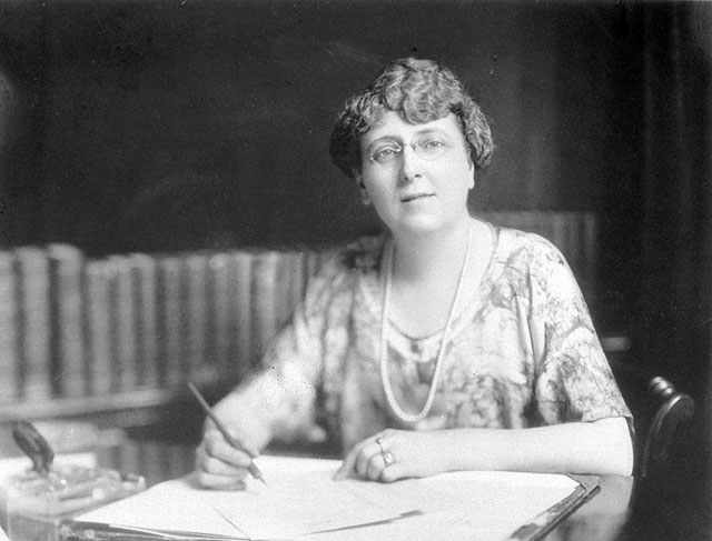 Lucy Maud Montgomery, around 1932. Archives of Ontario, M. O. Hammond fonds.