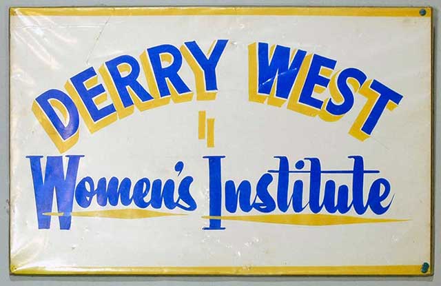 Womens Institute sign