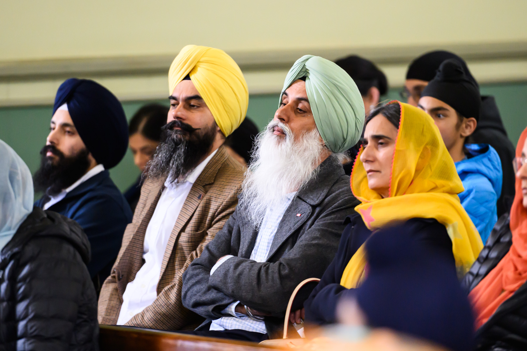 Baaghi Ja Badshah sitting in Sikh Heritage Month closing event