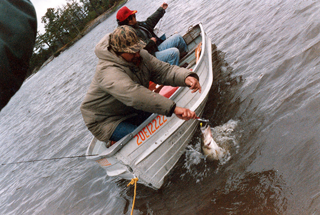Men fishing