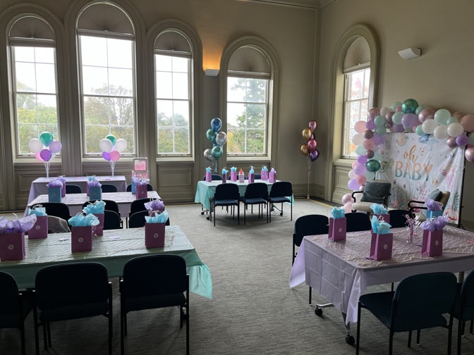 council chambers baby shower event