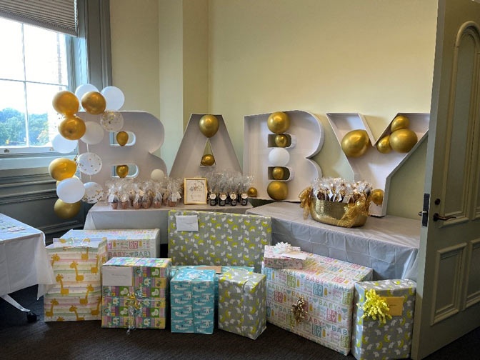 Upper meeting room rental space baby shower event