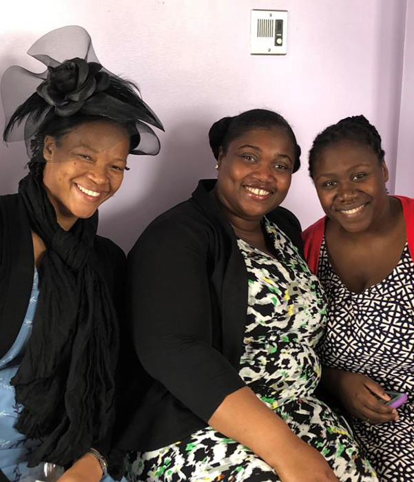 group of ladies sitting together