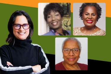 group of black women smiling