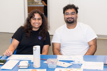 adults taking part in spring workshop